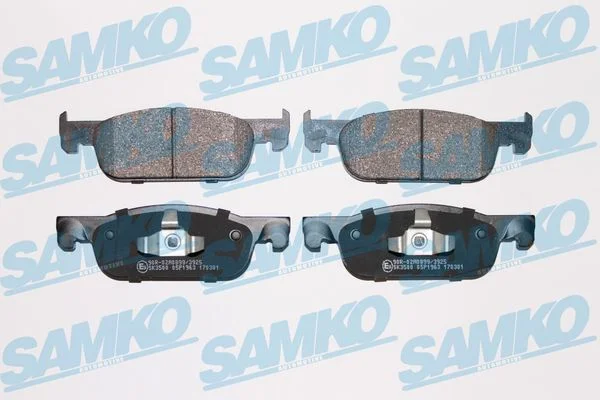 Conjunto de pastilhas de travão de disco SAMKO 5SP1963