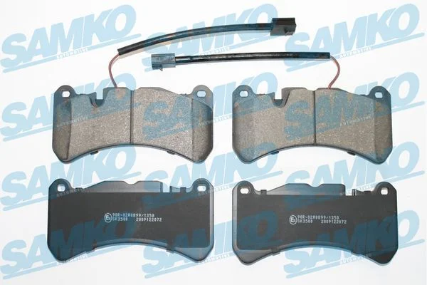 Brake Pad Set, disc brake SAMKO 5SP2072