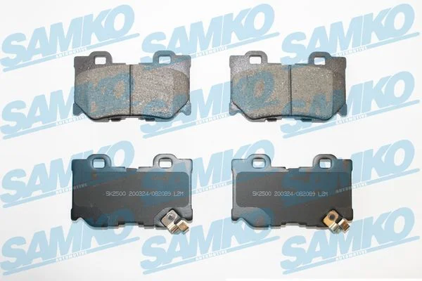 Conjunto de pastilhas de travão de disco SAMKO 5SP2089