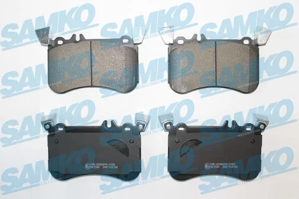 Conjunto de pastilhas de travão de disco SAMKO 5SP2100
