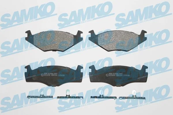 Conjunto de pastilhas de travão de disco SAMKO 5SP224