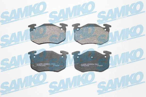Conjunto de pastilhas de travão de disco SAMKO 5SP275