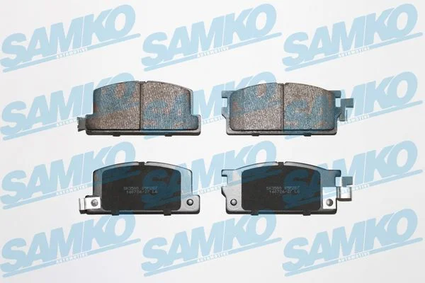Conjunto de pastilhas de travão de disco SAMKO 5SP287