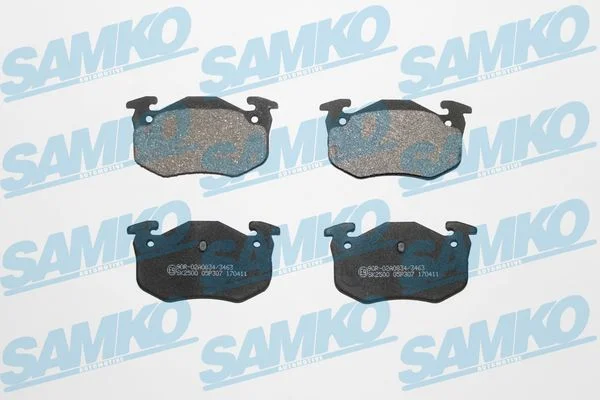 Conjunto de pastilhas de travão de disco SAMKO 5SP307