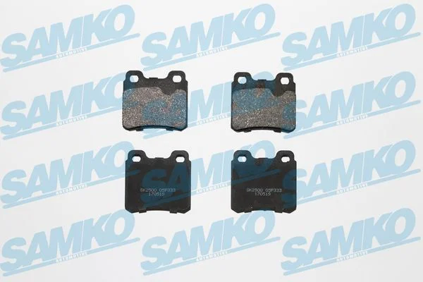 Conjunto de pastilhas de travão de disco SAMKO 5SP333