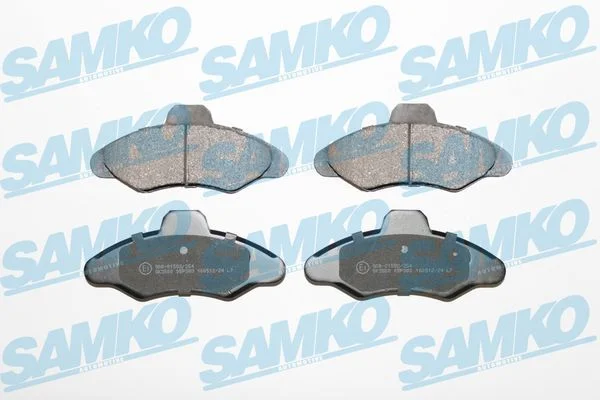 Conjunto de pastilhas de travão de disco SAMKO 5SP383