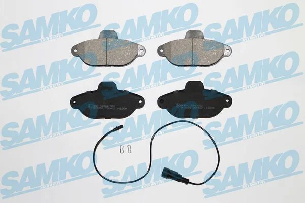 Conjunto de pastilhas de travão de disco SAMKO 5SP462