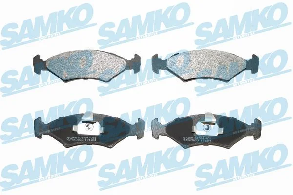 Conjunto de pastilhas de travão de disco SAMKO 5SP628