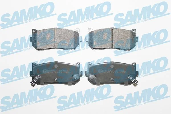 Conjunto de pastilhas de travão de disco SAMKO 5SP808