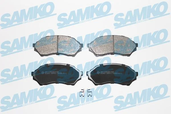 Conjunto de pastilhas de travão de disco SAMKO 5SP813