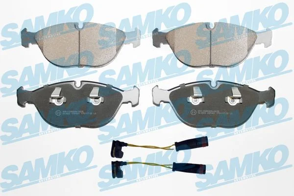 Conjunto de pastilhas de travão de disco SAMKO 5SP881G