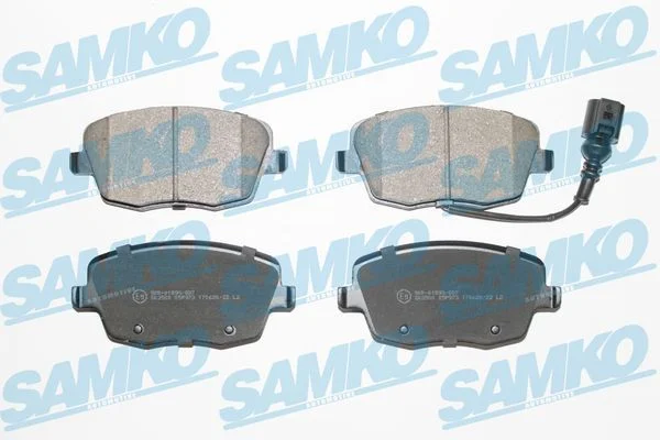 Conjunto de pastilhas de travão de disco SAMKO 5SP973