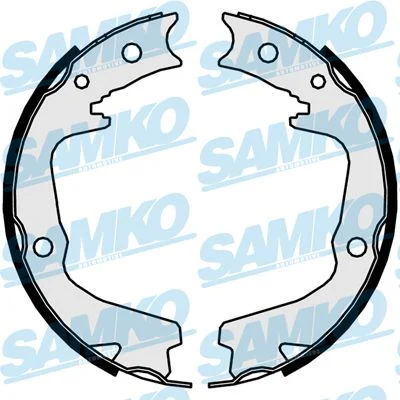 Conjunto de sapatas de travão, travão de estacionamento SAMKO 81031