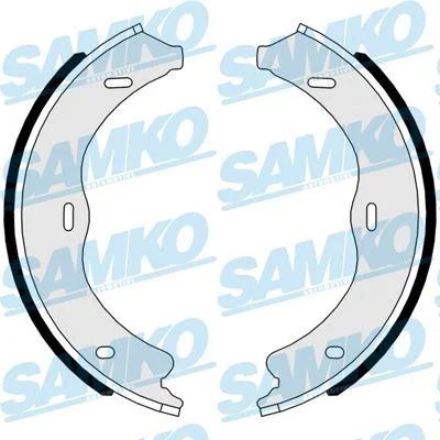 Conjunto de sapatas de travão, travão de estacionamento SAMKO 81117