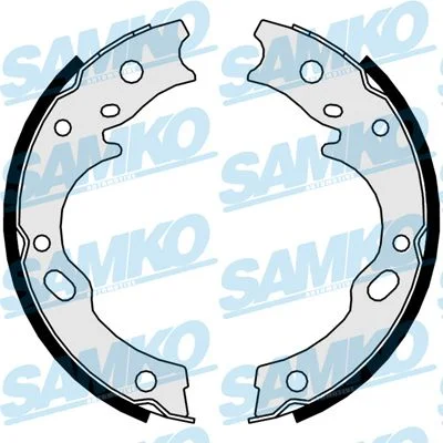Brake Shoe Set, parking brake SAMKO 81127