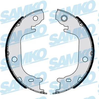 Conjunto de sapatas de travão, travão de estacionamento SAMKO 81173