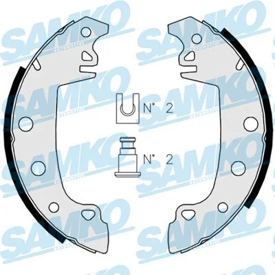 Brake Shoe Set SAMKO 82850