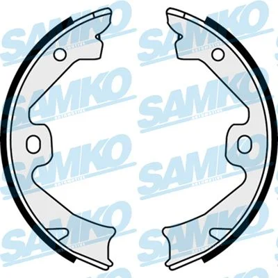 Conjunto de sapatas de travão, travão de estacionamento SAMKO 88140
