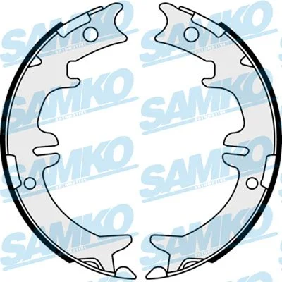 Conjunto de sapatas de travão, travão de estacionamento SAMKO 88340