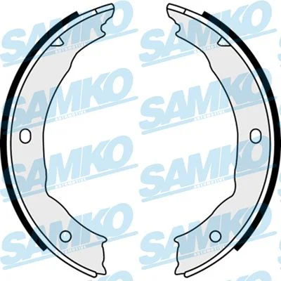 Conjunto de sapatas de travão, travão de estacionamento SAMKO 88400