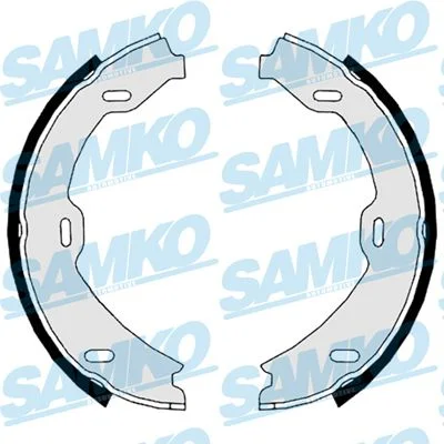 Conjunto de sapatas de travão, travão de estacionamento SAMKO 88879