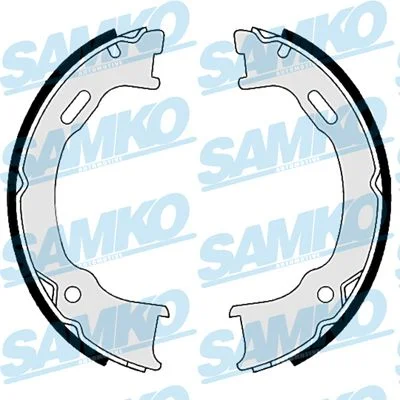 Conjunto de sapatas de travão, travão de estacionamento SAMKO 89560