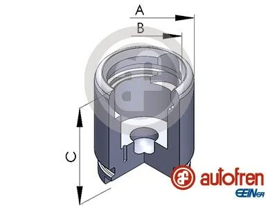 Pistão, pinça de travão AUTOFREN SEINSA D025257