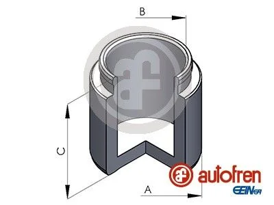 Piston, brake caliper AUTOFREN SEINSA D025291