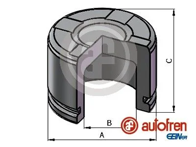 Piston, brake caliper AUTOFREN SEINSA D025662