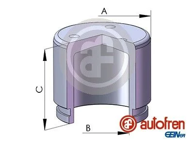 Piston, brake caliper AUTOFREN SEINSA D025783