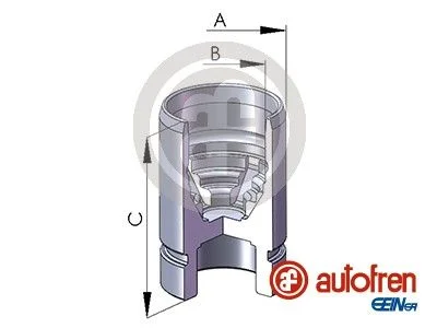 Pistão, pinça de travão AUTOFREN SEINSA D02589