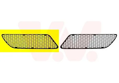 Grelha de Ventilação, para-choques VAN WEZEL 0148592