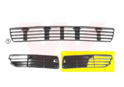 Grelha de Ventilação, para-choques VAN WEZEL 0323503