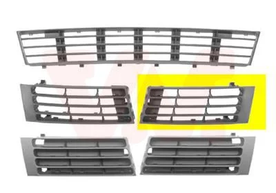 Grelha de Ventilação, para-choques VAN WEZEL 0324591