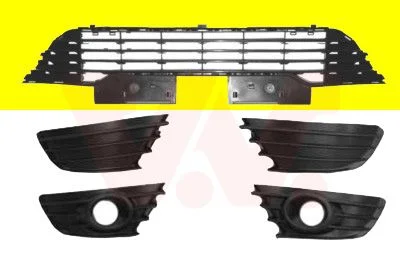 Grelha de Ventilação, para-choques VAN WEZEL 0970590