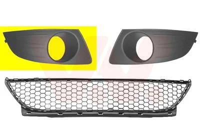 Grelha de Ventilação, para-choques VAN WEZEL 1516594
