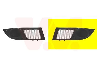 Grelha de Ventilação, para-choques VAN WEZEL 1637591