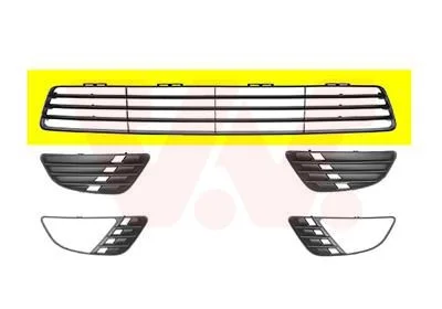 Grelha de Ventilação, para-choques VAN WEZEL 1805590