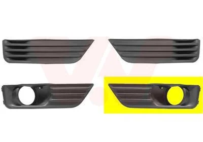 Grelha de Ventilação, para-choques VAN WEZEL 1863593