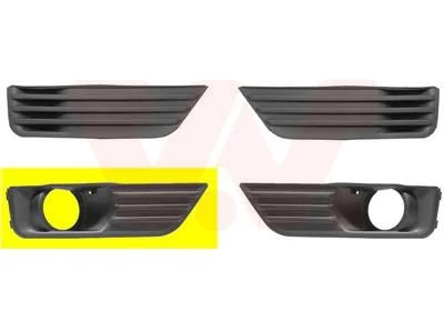 Grelha de Ventilação, para-choques VAN WEZEL 1863594