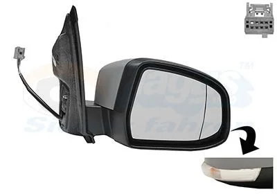 Exterior Mirror VAN WEZEL 1866808