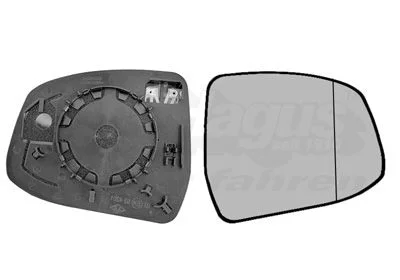 Mirror Glass, exterior mirror VAN WEZEL 1866838