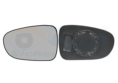 Mirror Glass, exterior mirror VAN WEZEL 1867832