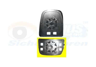 Vidro do espelho, espelho exterior VAN WEZEL 2815832