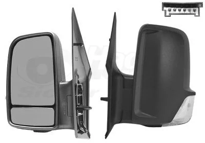 Exterior Mirror VAN WEZEL 3077807