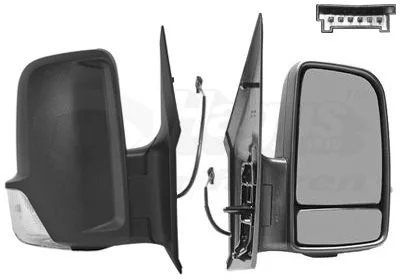 Espelho Exterior VAN WEZEL 3077828