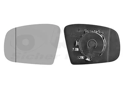 Vidro do espelho, espelho exterior VAN WEZEL 3086837