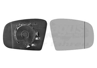 Mirror Glass, exterior mirror VAN WEZEL 3086838