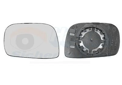 Mirror Glass, exterior mirror VAN WEZEL 3701832