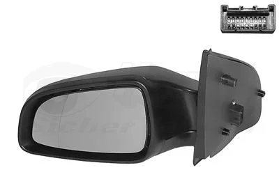 Exterior Mirror VAN WEZEL 3745807